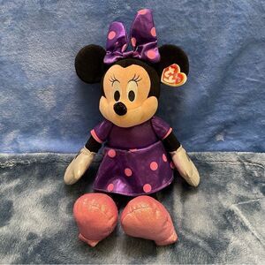 Ty Sparkle Minnie Mouse plush doll